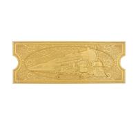 Polar Express Replica Train Ticket 24k Gold Plated Limited Edition