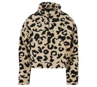 Polar Fleece court donne Urban Classics AOP Sherpa Troyer Beige M
