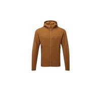 Polar fleece mountain equipment apiro uomo con cappuccio marrone