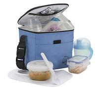 Borsa Termica DNC UK per bambini piccoli blu pastello professional in poliestere, con ghiaccio riutilizzabile. Borsa Termica DNC UK per bambini piccoli con ghiaccio riutilizzabile.