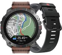 POLAR GRIT X2 PRO Titanium Brown M/L + cinturino in silicone