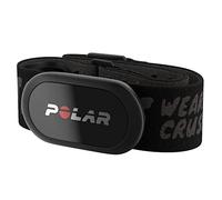 Polar H10, Sensore di Frequenza Cardiaca Toracico, Unisex, con Trasmissione Ant+ e Bluetooth, Memoria Interna, Impermeabile, Elastico Comodo e Stabile, Nero (Nero Crush), M-XXL, H10