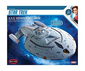 Polar Lights Round 2 Star Trek U.S.S. Voyager (Snap) 2T - Kit per modellini in scala 1:1000 (POL980M)