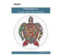 Polar Mandala Sketchbook: Circular Graph Notebook | 120 Pages, 8.5" x 11"