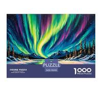 Polar Night Aurora Puzzle Giochi 1000 Pezzi Festa Aziendale Arte Interesting Puzzle Adulti Foto 70x50cm/1000pcs