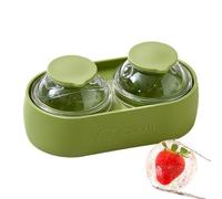 Polar-Orb Ice Forming Set - Sphere Cube Maker, Silicone Lid Seal Design, Kitchen Grade Build, Tool, Beverage Chill Whiskey Cocktail Juice Coffee Service Reusable