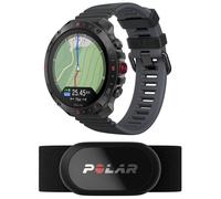 Polar - Orologio GPS con cintura cardio - Polar Grit X2 Pro Black + H10 - Nero