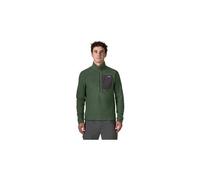 Polar patagonia r1 air zip neck verde da uomo