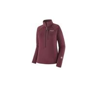 Polar patagonia r1 ultralight 1 2 zip rosso donna