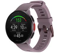 Polar Running watch con GPS, Processore ad alta velocità, Pulsanti facili da usare - Funzionalità di allenamento e recupero - cardiofrequenzimetro - Controllo della musica, Lilla, S-L, Pacer