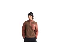 Polar the north face yumiori 1 4 zip marrone uomo