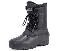 Polar Uomo Allacciare Short Nylon Inverno La Neve Pioggia Allacciare Impermeabile Anatra Stivali