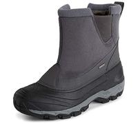 Polar Uomo Impermeabile Suola Battistrada Profondo Pelliccia Ecologica Foderato Inverno Durevole Neve Stivales - Grigio Pull - UK8/EU42 - YC0685