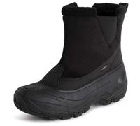 Polar Uomo Impermeabile Suola Battistrada Profondo Pelliccia Ecologica Foderato Inverno Durevole Neve Stivales - Nero Allacciare - UK10/EU44 - YC0682