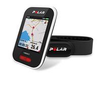 Polar V650 HR Ciclocomputer 2.8” con GPS Integrato e Fascia Cardio H10, Unisex - Adulto, Bianco, Taglia Unica