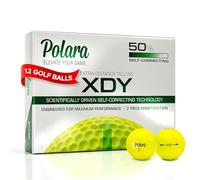 Polara Golf XD Extra Distance - Palline da golf, riducono l’effetto gancio e tagliato fino al 50%, confezione da 12 unità, colore: giallo