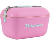 Polarbox Contenitore refrigerante da 20 l, per picnic, spiaggia, campeggio, giardino, colore: rosa gomma da masticare e ciano