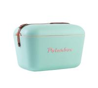 Polarbox© - Frigo portatile retrò da spiaggia, borsa per picnic vintage, frigorifero portatile, per viaggi, campeggio, escursioni, stile anni '90, baule del ghiaccio, extra grande, leggero, per