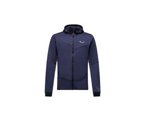 Polare da uomo salewa sella crevasse hoodie blue
