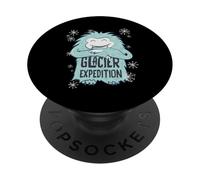 Polare Neve Mostro Nord Polo Yeti Pupazzo di neve Bestia PopSockets PopGrip Adesivo