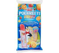 Polaretti Ghiaccioli pronti da gelare con Sorpresa Fruit Green Dolfin con Succo di Frutta Lucgel, 50 pezzi