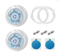 Polaris Drill - Chiusura con lacci girevole e sistema di allacciatura automatica, adatto a tutte le età, bianco stellato, taglia unica