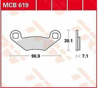 Polaris Outlaw 450 MXR 2009-2010 TRW Ceramica Pastiglie Freno MCB619