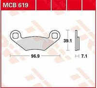 Polaris Sportsman 800 Efi 4X4 2005-2014 TRW Ceramica Pastiglie Freno MCB619
