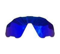 Polarized Replacement Lens Fit Oakley Jaw-breaker OO9290/Asian Fit OO9270 Sunglass-Anti-graffio, resistente agli urti, vestibilità perfetta, Blu scuro (specchio, polarizzato), 136MM Width