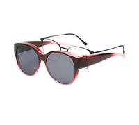 Polarized Sunglasses Men, Square Over Glasses Shades, Lightweight UV Eyewear, Anti-Glare Lens Design, Fit Frame, Scratch Resistant Coating, Perfect for Golfing, Driving, 14.8x15.8x5.8cm