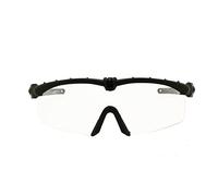 Polarizzato esercito occhiali da sole balistica militare occhiali uomo telaio 3/4 lente combattimento guerra gioco Eyeshields(nero, 3 obiettivi)