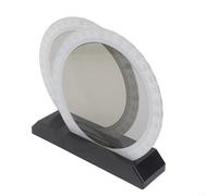 Polarizzatore ottico con piastra di interferenza per uso sperimentale per studenti che dimostrano la polarizzazione della luce e i concetti di polarizzazione del colore (bianco nero)