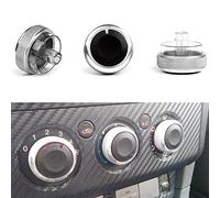 PolarLander 3pcs / Lot Manopola per Il Controllo del Calore Interruttore per Il Controllo del Calore Manopola AC Car Styling Sliver
