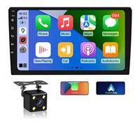 PolarLander Autoradio 9 pollici Sistema Android Stereo 2.5D Schermo capacitivo Bluetooth WIFI GPS Quad Core SWC FM BT USB con telecamera posteriore