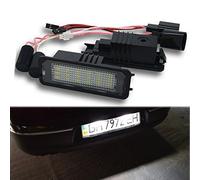 PolarLander Error Free 2pcs LED Targa automobilistica luci 12V 6000K Bianco