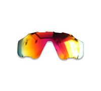 Polarlens Lenti di ricambio per Oakley Jawbreaker - compatibili con gli occhiali da sole Oakley Jawbreaker (rosso fuoco)