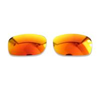 POLARLENS Lenti di ricambio polarizzate per Oakley Fives Squared - compatibili con occhiali da sole Oakley Fives Squared (rosso fuoco)