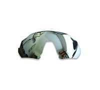 Polarlens Lenti di ricambio polarizzate per Oakley Flight Jacket - compatibili con gli occhiali da sole Oakley Flight Jacket (argento)