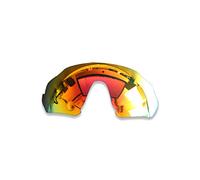 Polarlens Lenti di ricambio polarizzate per Oakley Flight Jacket - compatibili con gli occhiali da sole Oakley Flight Jacket (Fire Red)