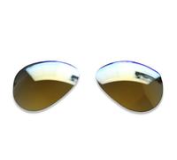 Polarlens Lenti di ricambio polarizzate per Ray Ban Aviator RB3026 62 mm - compatibili con occhiali da sole Ray Ban Aviator RB3026 da 62 mm, Oro da 24 carati, taglia unica