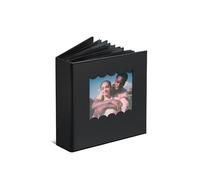 Polaroid Album fotografico smerlato - nero - piccolo album fotografico per Polaroid i-Type, 600 e SX-70, capacità 40 foto (6369), 006369