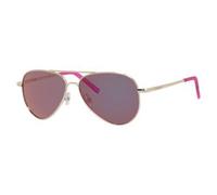 Polaroid Bambino PLD 8015/N J5G/AI Occhiali da sole Metallo Oro Grigio Pilot Polarizzata Specchiato