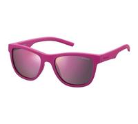 Polaroid Bambino PLD 8018/S CYQ/AI Occhiali da sole Plastica Rosa Squadrata Polarizzata