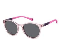 Polaroid Bambino PLD 8059/S 35J/M9 Occhiali da sole Plastica Rosa Grigio Pantos Polarizzata