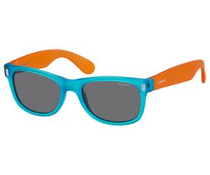 Polaroid Bambino Polaroid P0115 89T/Y2 Occhiali da sole Plastica Blu Grigio Squadrata Normale