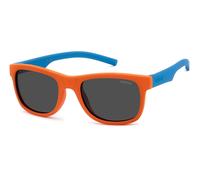 Occhiali da Sole Polaroid Kids Pld 8020/S Ddw (M9) Orange Blue/Grey Mic NIÑ @ S