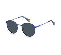Polaroid Blue Stainless Steel Sunglasses