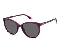 Polaroid Donna PLD 4138/S B3V/M9 Occhiali da sole Plastica Viola Grigio Cat Eye Polarizzata