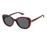 Polaroid Donna PLD 4154/S/X LHF/M9 Occhiali da sole Plastica Bordeaux Grigio Farfalla Polarizzata