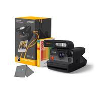 Polaroid Flip Instant Camera + Pacchetto pellicola a colori (8 foto incluse) - Nero - Sistema iperfocale a 4 lenti, Sonar Autofocus e analisi scena, Bluetooth Companion App, con panno per la pulizia